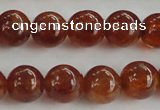 CGA511 15.5 inches 6mm round AA grade yellow red garnet beads