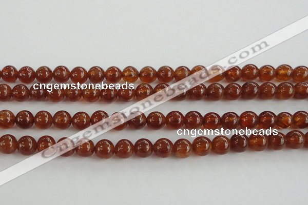 CGA511 15.5 inches 6mm round AA grade yellow red garnet beads