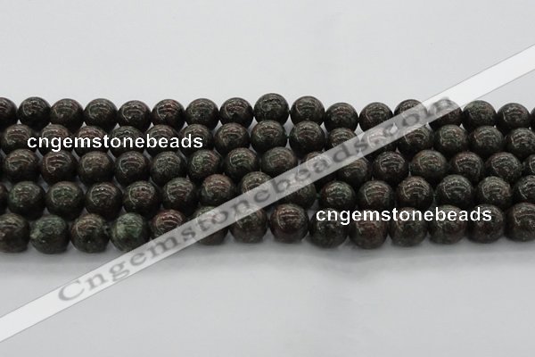 CGA553 15.5 inches 10mm round red green garnet gemstone beads