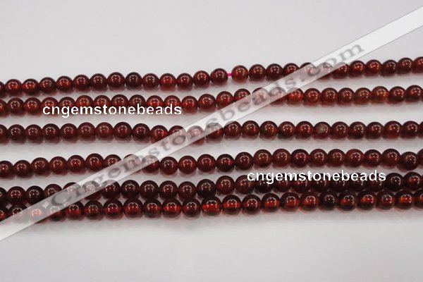 CGA601 15.5 inches 6mm A grade round natural orange garnet beads