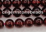 CGA605 15.5 inches 8mm A+ grade round natural orange garnet beads