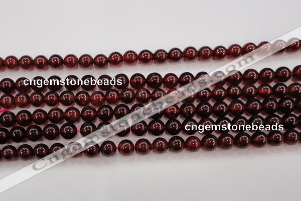 CGA605 15.5 inches 8mm A+ grade round natural orange garnet beads