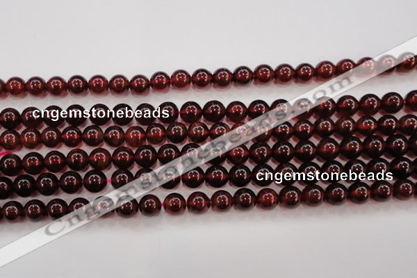 CGA605 15.5 inches 8mm A+ grade round natural orange garnet beads