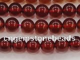 CGA611 15.5 inches 6mm AAA grade round natural orange garnet beads