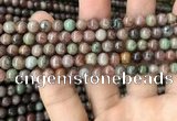 CGA683 15.5 inches 4mm round kashgar garnet beads wholesale
