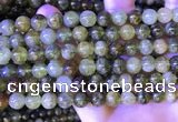 CGA701 15.5 inches 8mm round green garnet beads wholesale