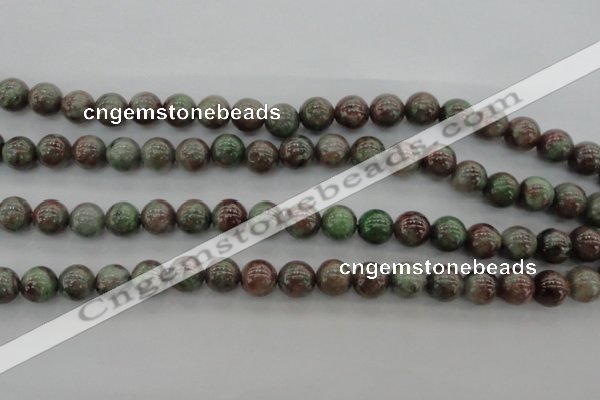 CGA88 15.5 inches 8mm round red green garnet gemstone beads