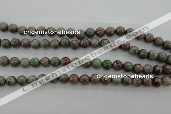 CGA88 15.5 inches 8mm round red green garnet gemstone beads