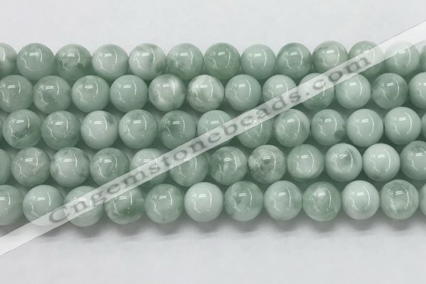 CGA903 15.5 inches 10mm round green angel skin gemstone beads