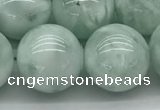 CGA905 15.5 inches 14mm round green angel skin gemstone beads