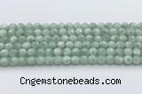 CGA912 15.5 inches 8mm faceted round green angel skin beads wholesale