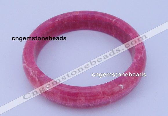 CGB201 Inner diameter 60mm fashion dyed rhodochrosite gemstone bangle