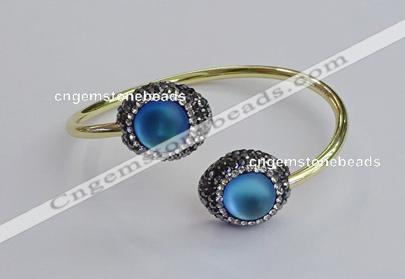 CGB2053 15*20mm oval glass bangles wholesale