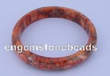 CGB206 Inner diameter 60mm fashion dyed imperial jasper gemstone bangle