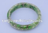 CGB207 Inner diameter 60mm fashion dyed imperial jasper gemstone bangle