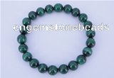 CGB215 2pcs 7.5 inches 4mm natural malachite gemstone bracelets