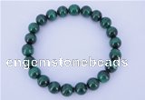 CGB216 2pcs 7.5 inches 6mm natural malachite gemstone bracelets