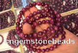 CGB2511 7.5 inches 7mm round ruby zoisite beaded bracelets