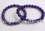 CGB2552 7.5 inches 8mm round charoite gemstone beaded bracelets