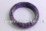 CGB2585 Inner diameter 60mm fashion charoite gemstone bracelet