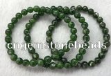 CGB2616 7.5 inches 7mm round diopside quartz beaded bracelets