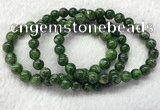 CGB2617 7.5 inches 8mm round diopside quartz beaded bracelets