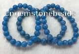 CGB2622 7.5 inches 8mm round natural apatite beaded bracelets