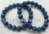 CGB2625 7.5 inches 10mm round natural apatite beaded bracelets