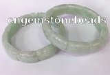 CGB2641 14*20mm faceted rectangle jade bracelets wholesale