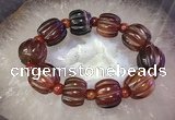 CGB3015 7.5 inches 16*20mm pumpkin agate bracelet wholesale