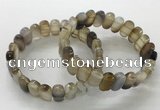 CGB3100 7.5 inches 8*15mm oval agate gemstone bracelets