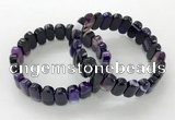 CGB3102 7.5 inches 8*15mm oval agate gemstone bracelets
