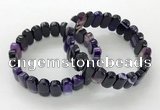 CGB3102 7.5 inches 8*15mm oval agate gemstone bracelets