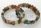 CGB3110 7.5 inches 8*15mm oval agate gemstone bracelets