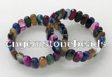 CGB3113 7.5 inches 8*15mm oval agate gemstone bracelets