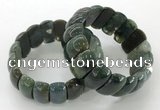 CGB3248 7.5 inches 12*25mm oval Indian agate bracelets