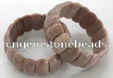 CGB3253 7.5 inches 12*25mm oval rhodochrosite bracelets