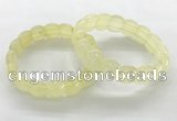 CGB3363 7.5 inches 10*15mm oval lemon quartz gemstone bracelets