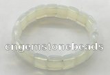 CGB3424 7.5 inches 12*15mm faceted rectangle opal bracelets