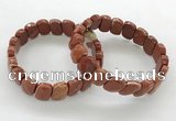 CGB3453 7.5 inches 10*15mm faceted marquise red jasper bracelets