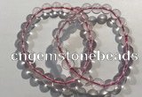 CGB4000 7.5 inches 8mm round rose quartz beaded bracelets