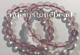 CGB4001 7.5 inches 10mm round rose quartz beaded bracelets