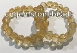 CGB4035 7.5 inches 10*14mm calabash citrine beaded bracelets wholesale