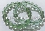 CGB4052 7.5 inches 12mm round green fluorite beaded bracelets