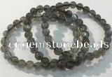 CGB4110 7.5 inches 7mm round labradorite beaded bracelets