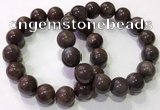 CGB4531 7.5 inches 14mm round moonstone beaded bracelets