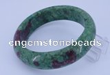 CGB470 Inner diameter 60mm fashion dyed ruby zoisite gemstone bangle