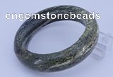 CGB471 Inner diameter 58mm fashion green silver line jasper bangle