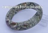 CGB476 Inner diameter 58mm fashion rhyolite gemstone bangle