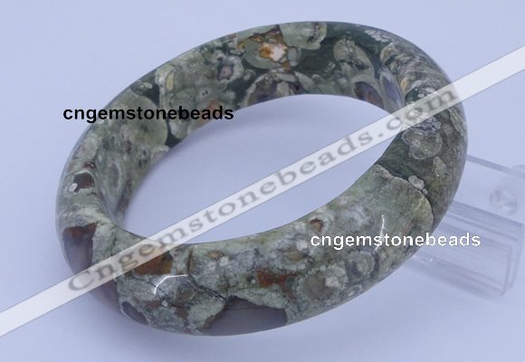 CGB476 Inner diameter 58mm fashion rhyolite gemstone bangle